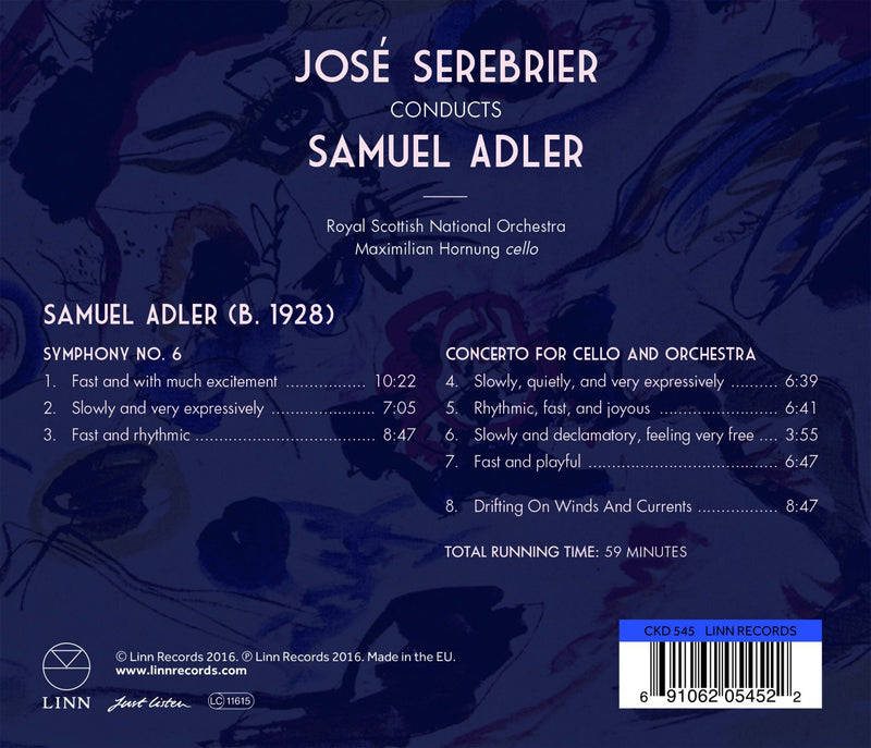 José Serebrier Conducts Samuel Adler