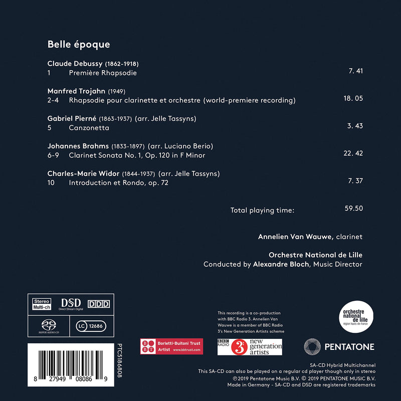 Belle epoque / Wauwe, Bloch, Lille National Orchestra