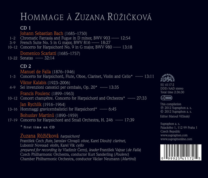 Hommage A Zuzana Ruzickova