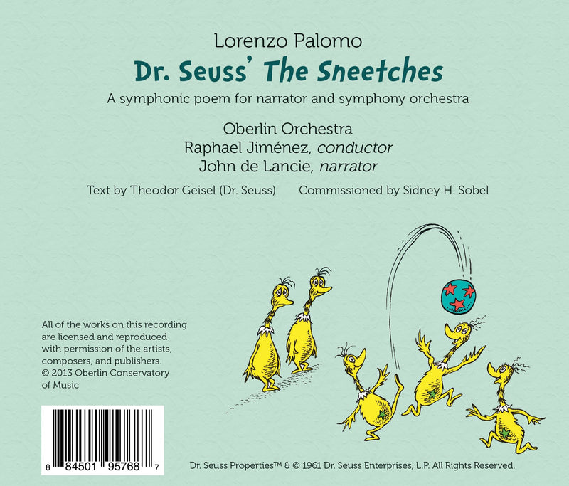Lorenzo Palomo: Dr. Seuss' The Sneetches / De Lancie, Jimenez, Oberlin Orchestra