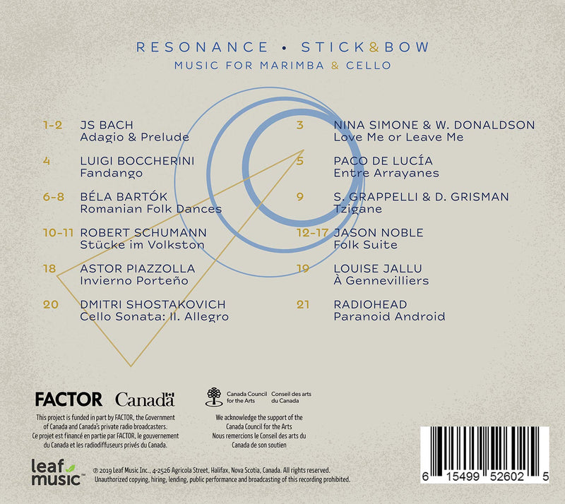 Resonance - Music for Marimba & Cello