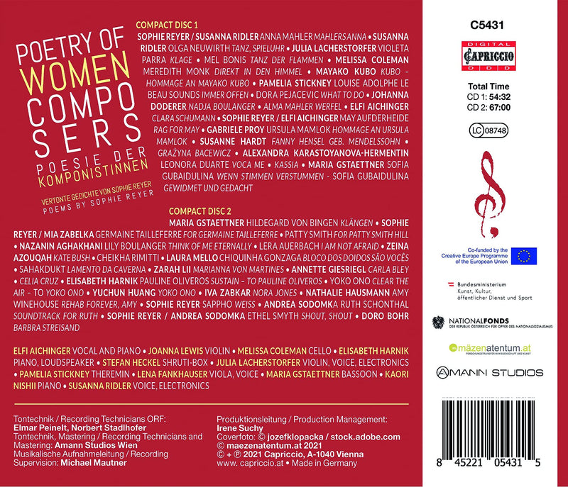 Reyer: Poetry of Woman Composers
