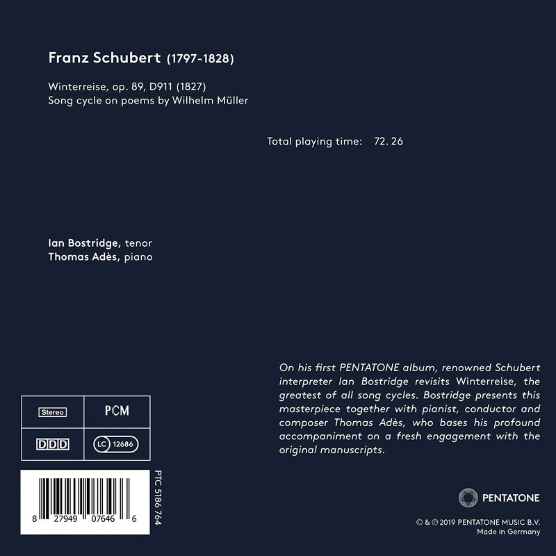 Schubert: Winterreise / Bostridge, Ades