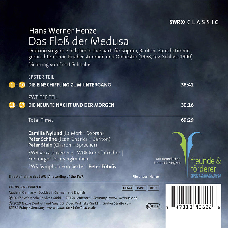 Henze: Das Floss der Medusa / Nylund, Schone, Eotvos, SWR Sinfonie Orchester