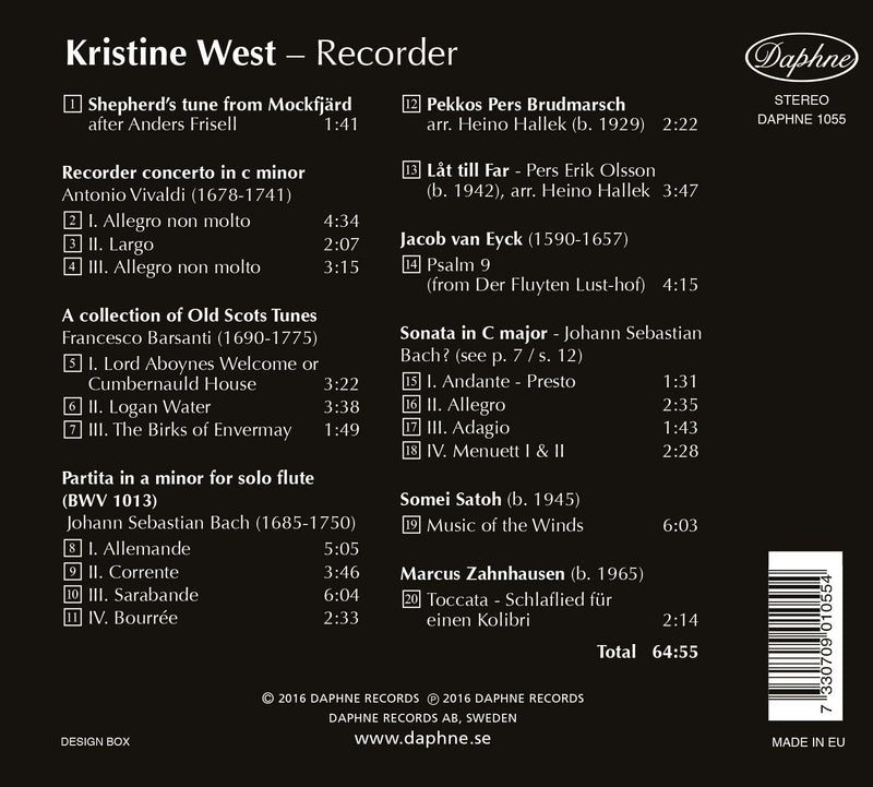 Recorder / Kristine West