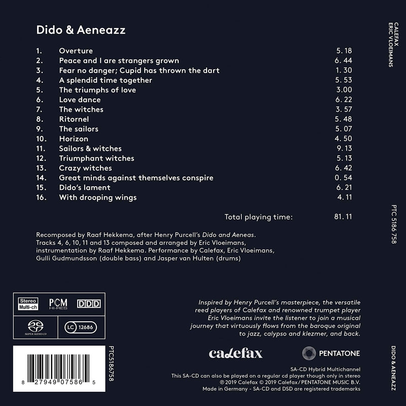 Hekkema & Vloeimans: Dido & Aeneazz / Calefax