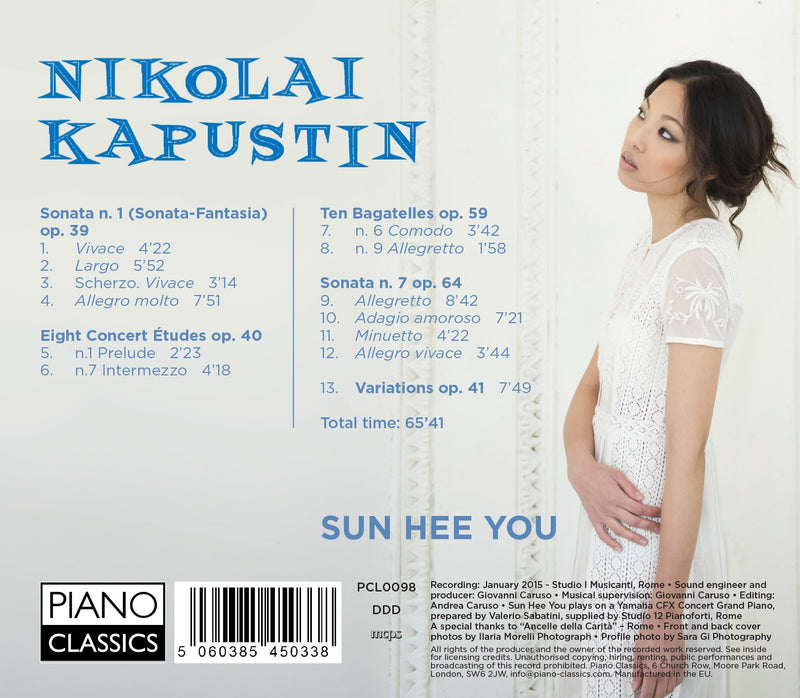 Kapustin: Piano Sonatas 1 & 7; Etudes; Variations