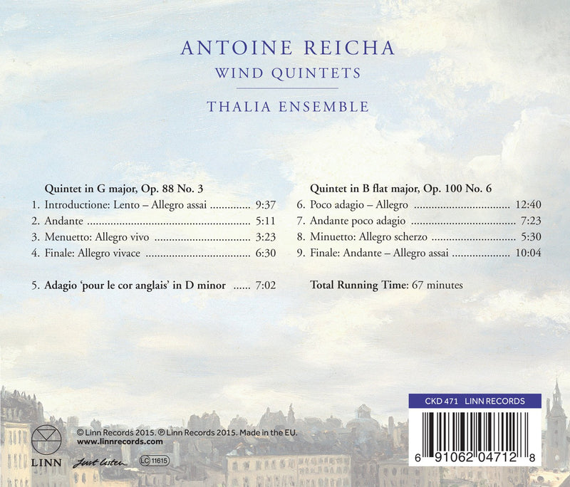 Reicha: Wind Quintets / Thalia Ensemble