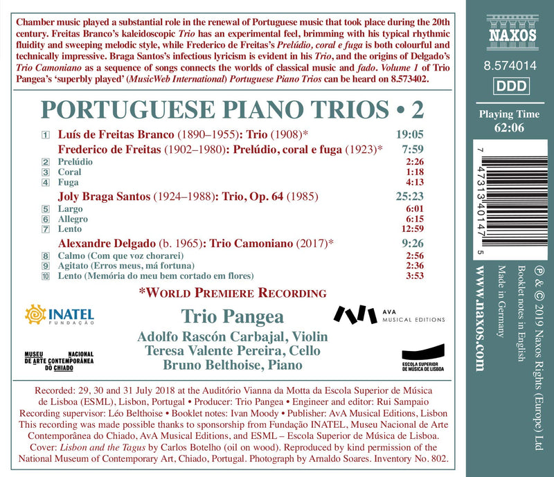 Portuguese Piano Trios, Vol. 2