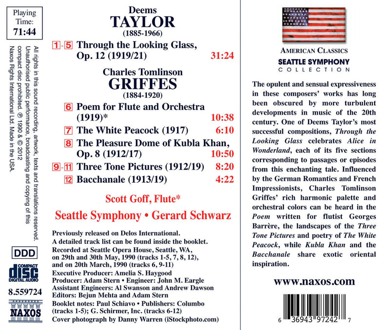Taylor: Through The Looking Glass; Griffes: Poeme, Pleasure Dome Of Kubla Khan / Schwarz, Seattle Symphony