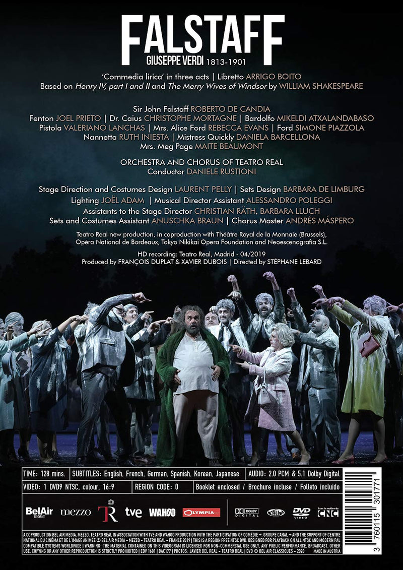 Verdi: Falstaff / Rustioni, Teatro Real