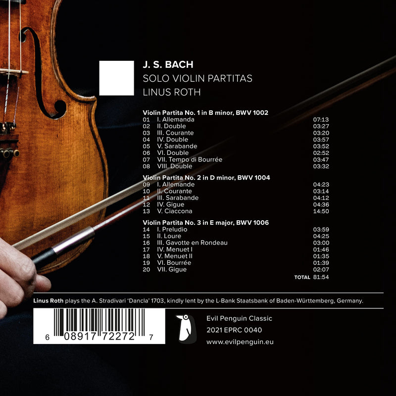 Bach: Solo Violin Partitas / Roth