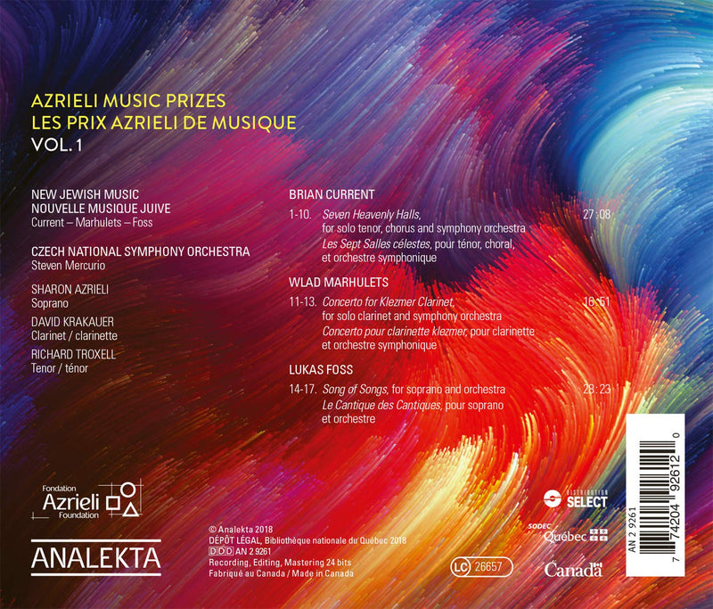 New Jewish Music, Vol. 1 / Mercurio, Czech National Symphony Orchestra
