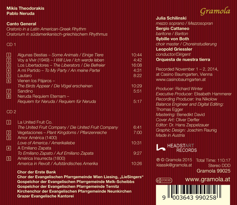 Theodorakis: Canto General