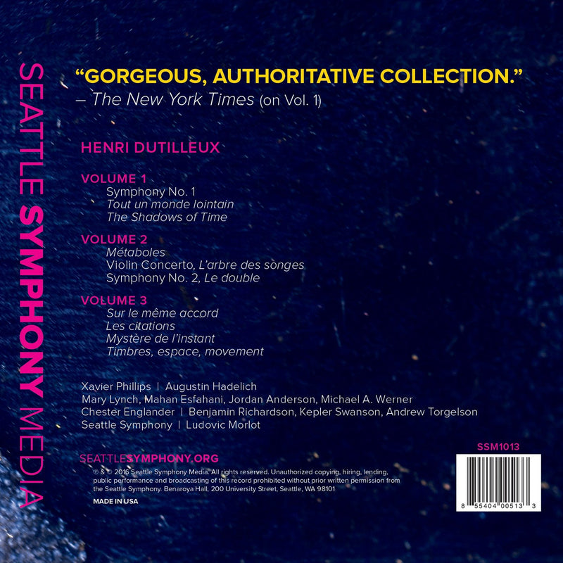 Dutilleux: Orchestral Works / Morlot, Seattle Symphony