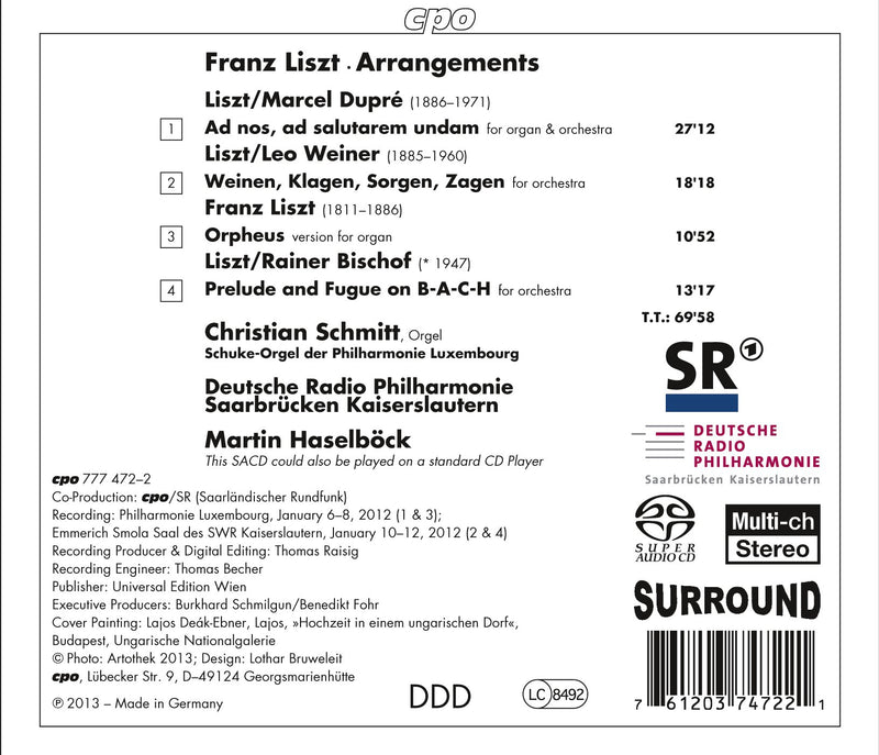 Franz Liszt Transcriptions