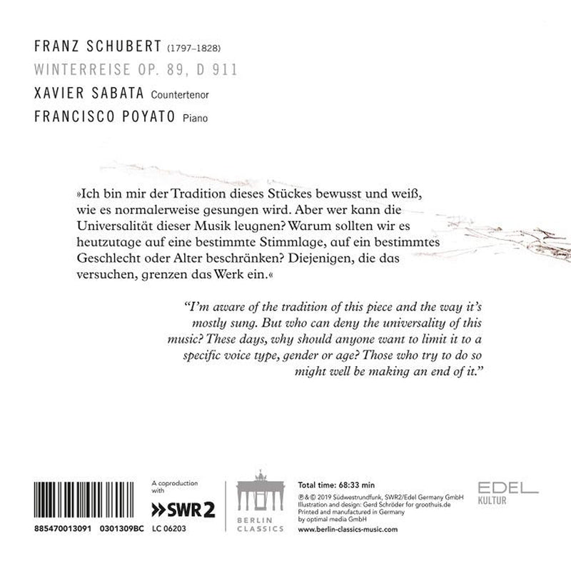 WINTERREISE (COUNTERTENOR)