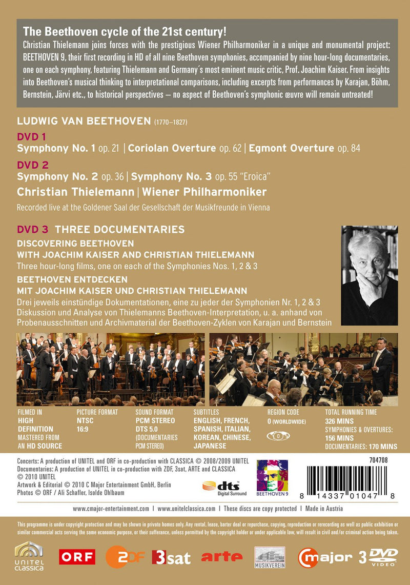 Beethoven: Symphonies 1, 2 & 3 / Thielemann, VPO
