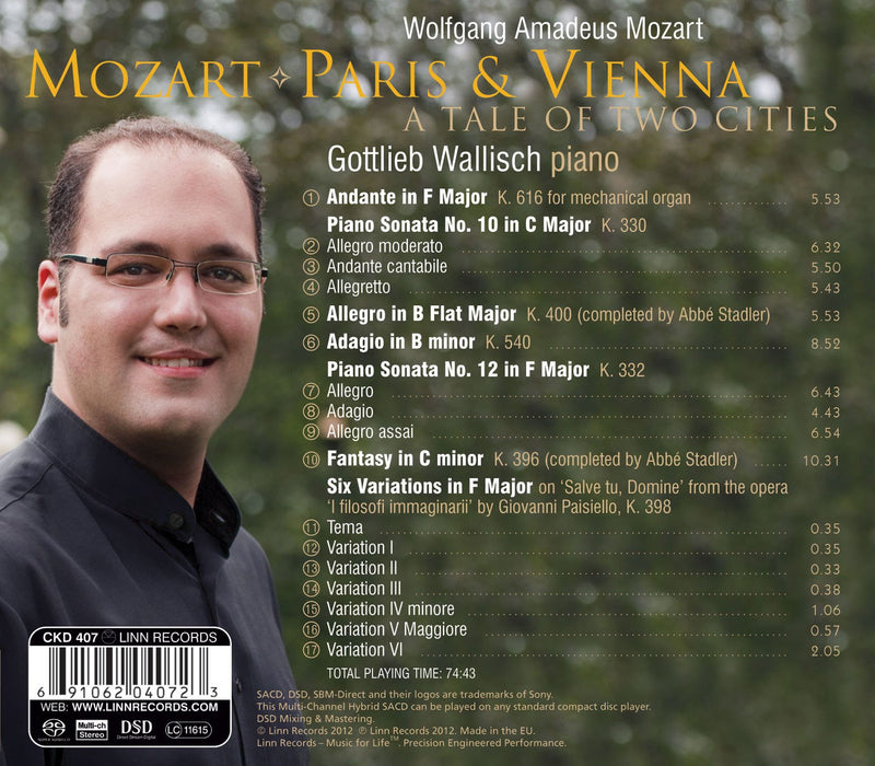 Mozart: Paris & Vienna