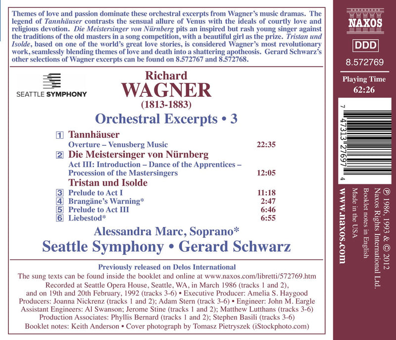 Wagner: Orchestral Excerpts, Vol. 3