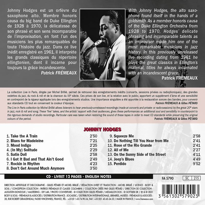 Live in Paris: 18 Mars 1961