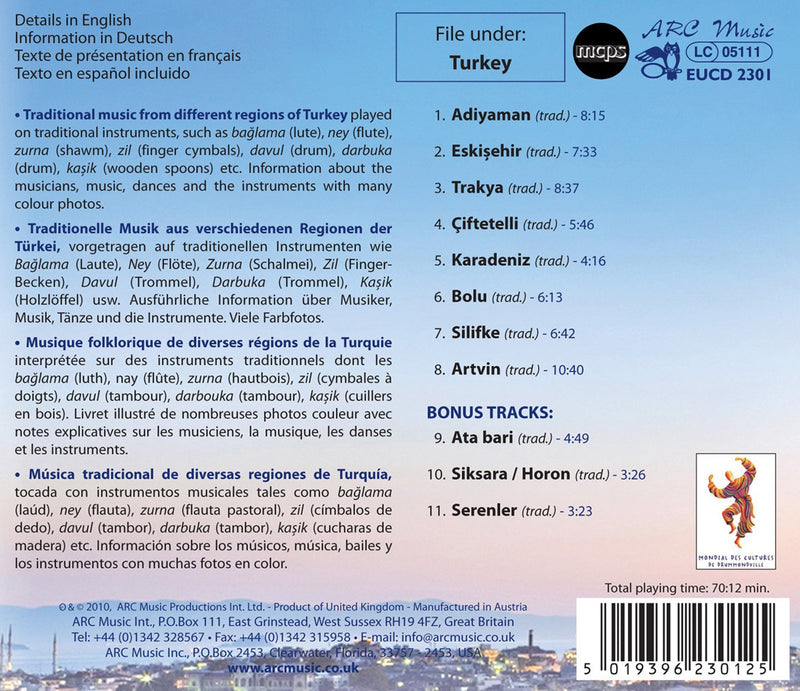 Turkey: Traditional Music
