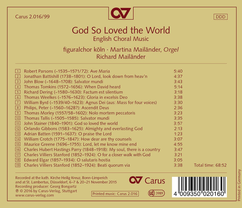 God So Loved the World