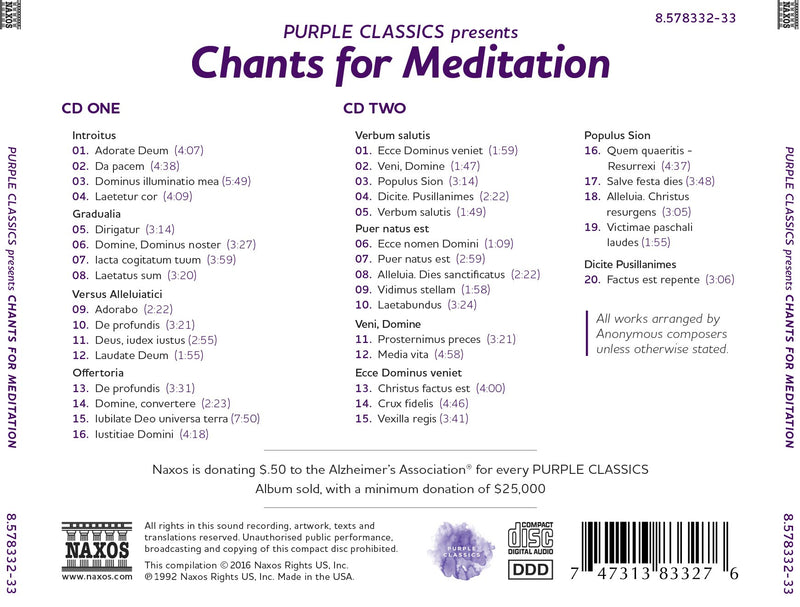 Purple Classics Presents: Chants for Meditation