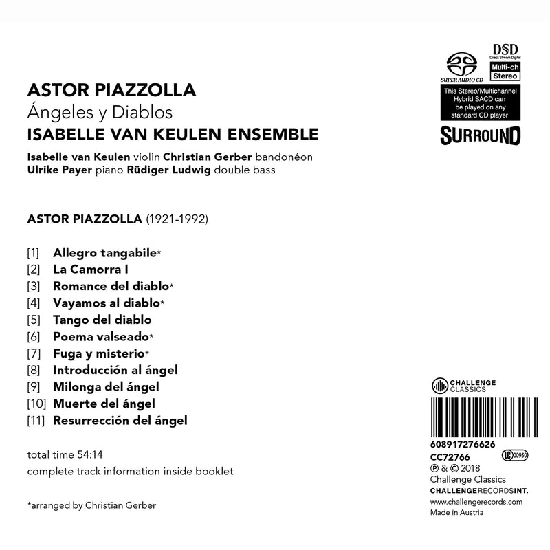 Piazzolla: Angeles y Diablos / Isabelle van Keulen Ensemble