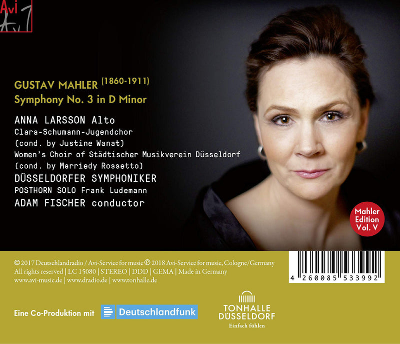 Mahler: Symphony No. 3 / Fischer, Dusseldorf Symphony