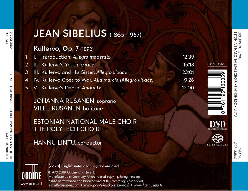 Sibelius: Kullervo / Lintu, Finnish Radio Symphony