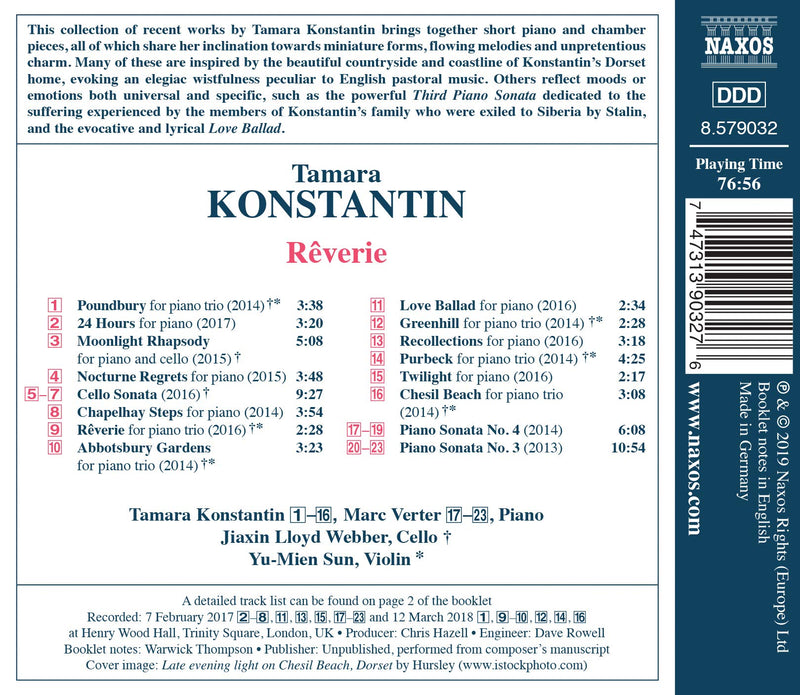 Konstantin: Reverie / Verter, Lloyd Webber, Sun