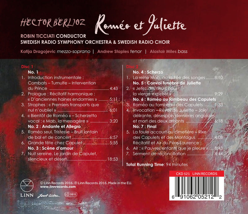 Berlioz: Romeo et Juliette / Ticciati, Swedish Radio Symphony