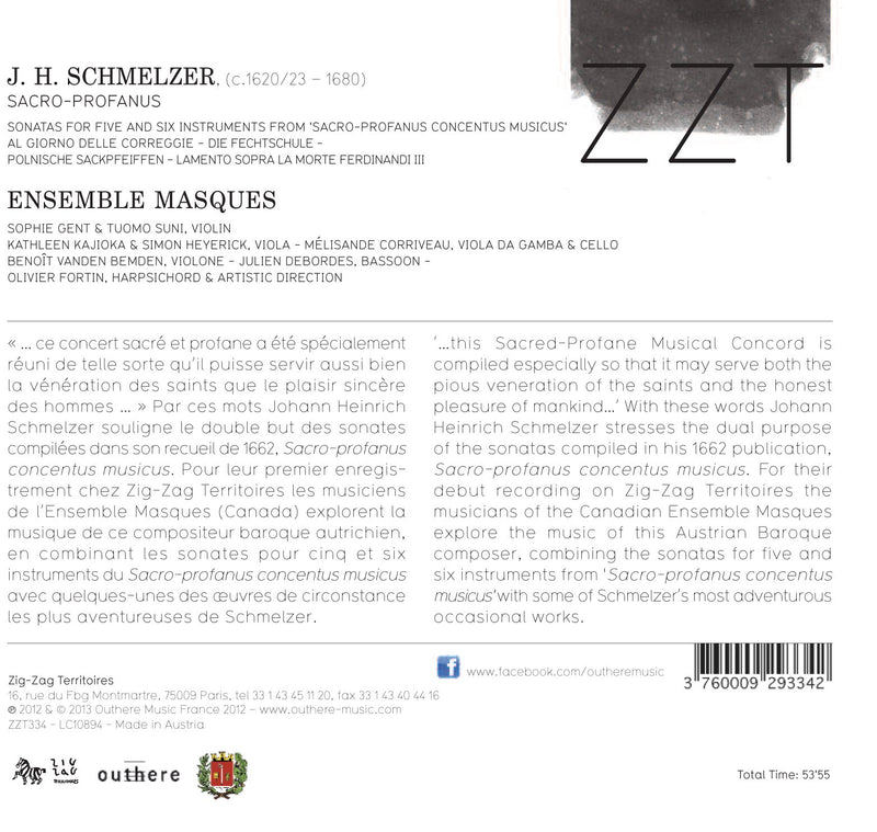 Schmelzer: Sacro-Profanus Sonatas
