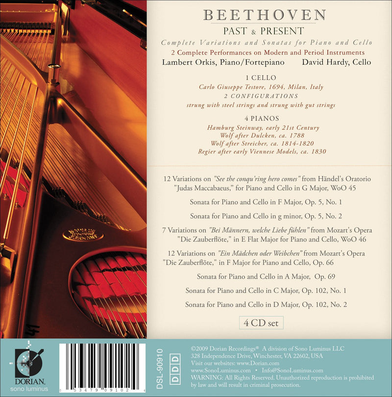 Past & Present - Beethoven: Complete Variations & Sonatas For Cello & Piano