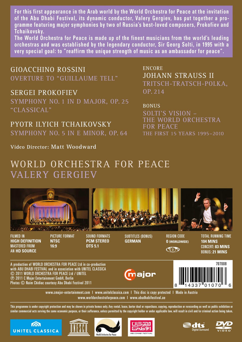 World Orchestra For Peace - Valery Gergiev At The Abu Dhabi Festival