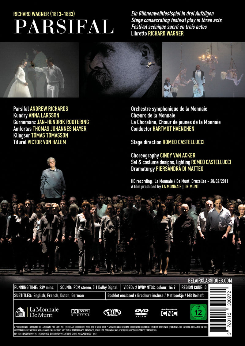 Wagner: Parsifal / Haenchen, Richards, Larsson, Rootering, Mayer, Tomasso