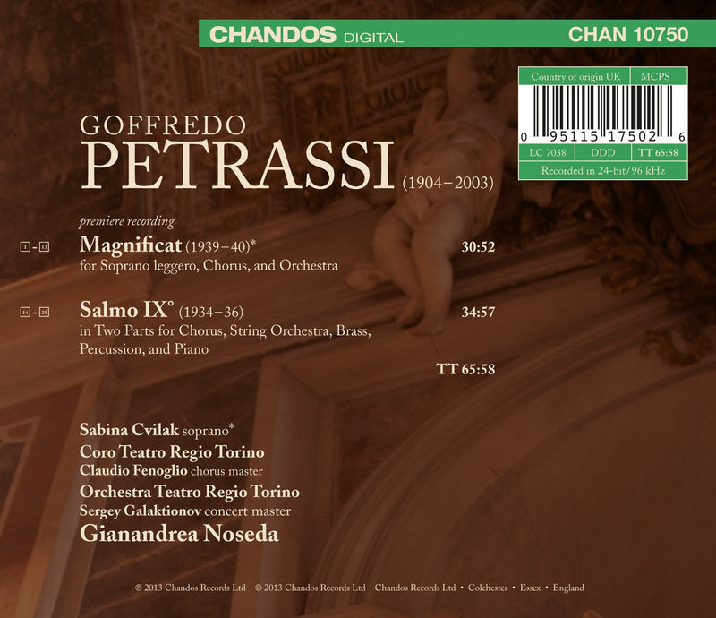 Petrassi: Magnificat; Salmo IX
