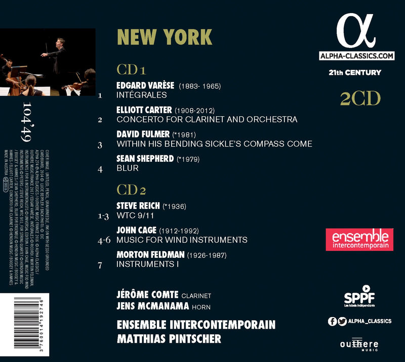 New York / Pintscher, Ensemble Intercontemporain