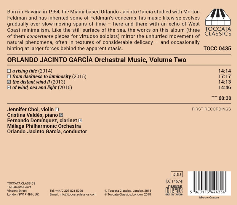 Orlando Jacinto García: Orchestral Music, Vol. 2