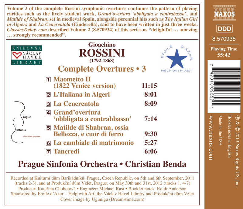 Rossini: Complete Overtures, Vol. 3
