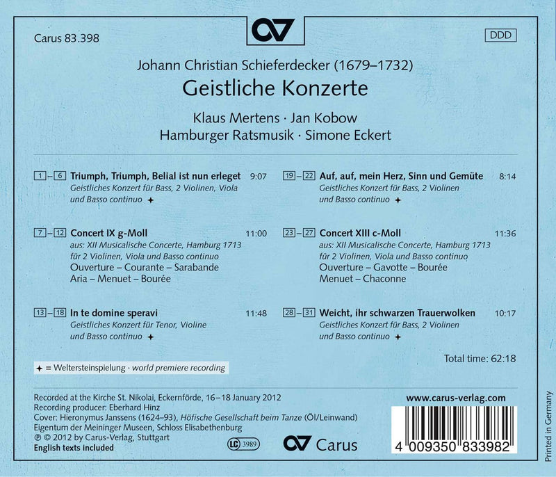 Schieferdecker: Geistliche Konzerte