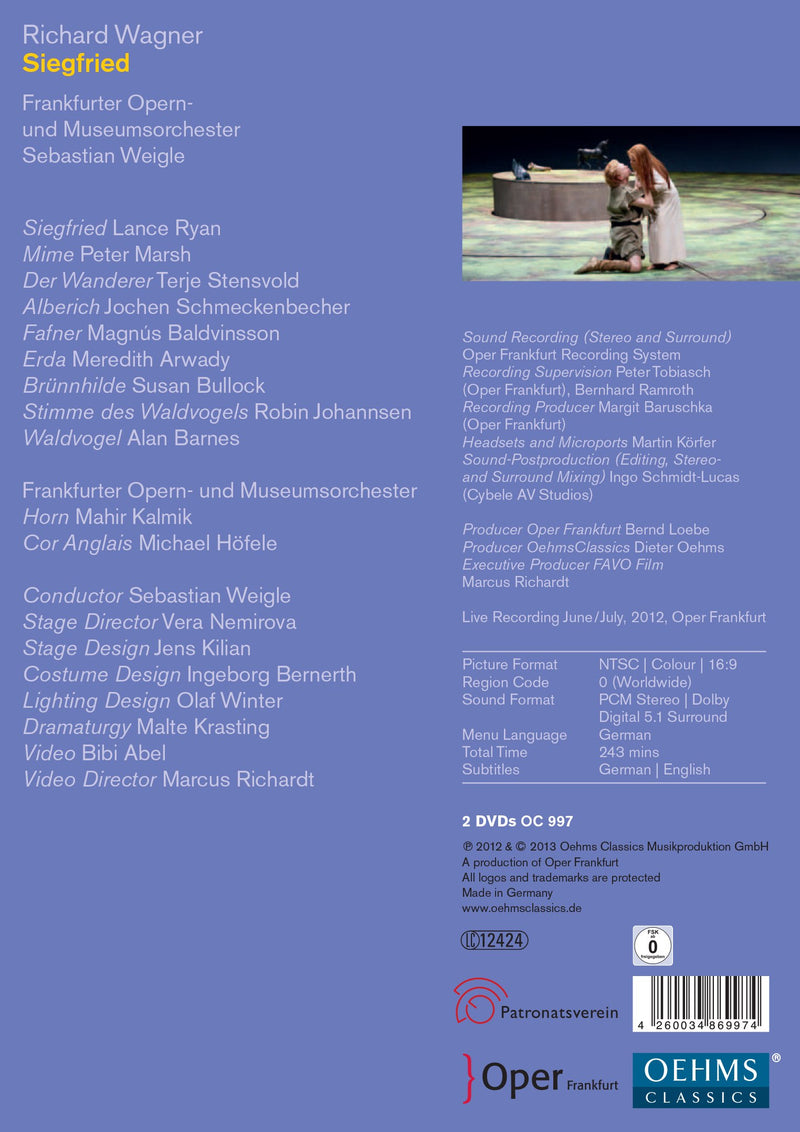 Wagner: Siegfried / Weigle, Ryan, Marsh, Stensvold, Schmeckenbecher