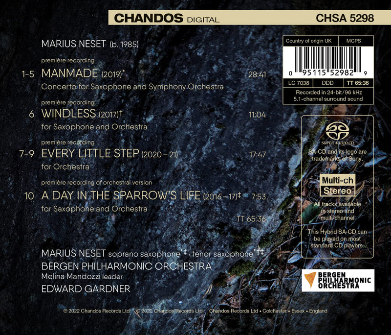 Neset: Manmade / Neset, Gardner, Bergen Philharmonic Orchestra