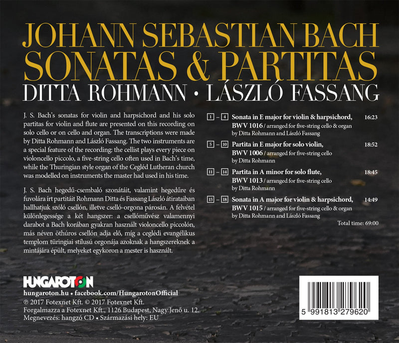 Bach: Sonatas & Partitas / Rohmann, Fassang