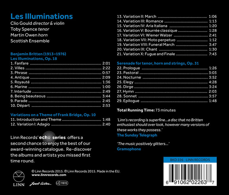 Britten: Les illuminations