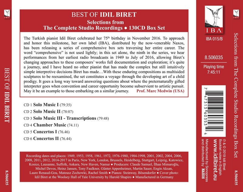 Best of Idil Biret / Selections from the Complete Studio Recordings