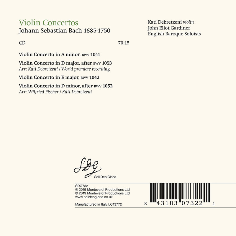 J.S. Bach: Violin Concertos