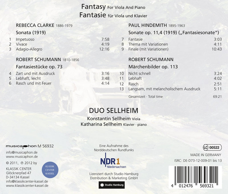 Fantasy for Viola & Piano