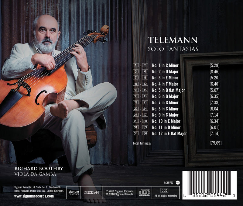 Telemann: Solo Fantasias / Boothby
